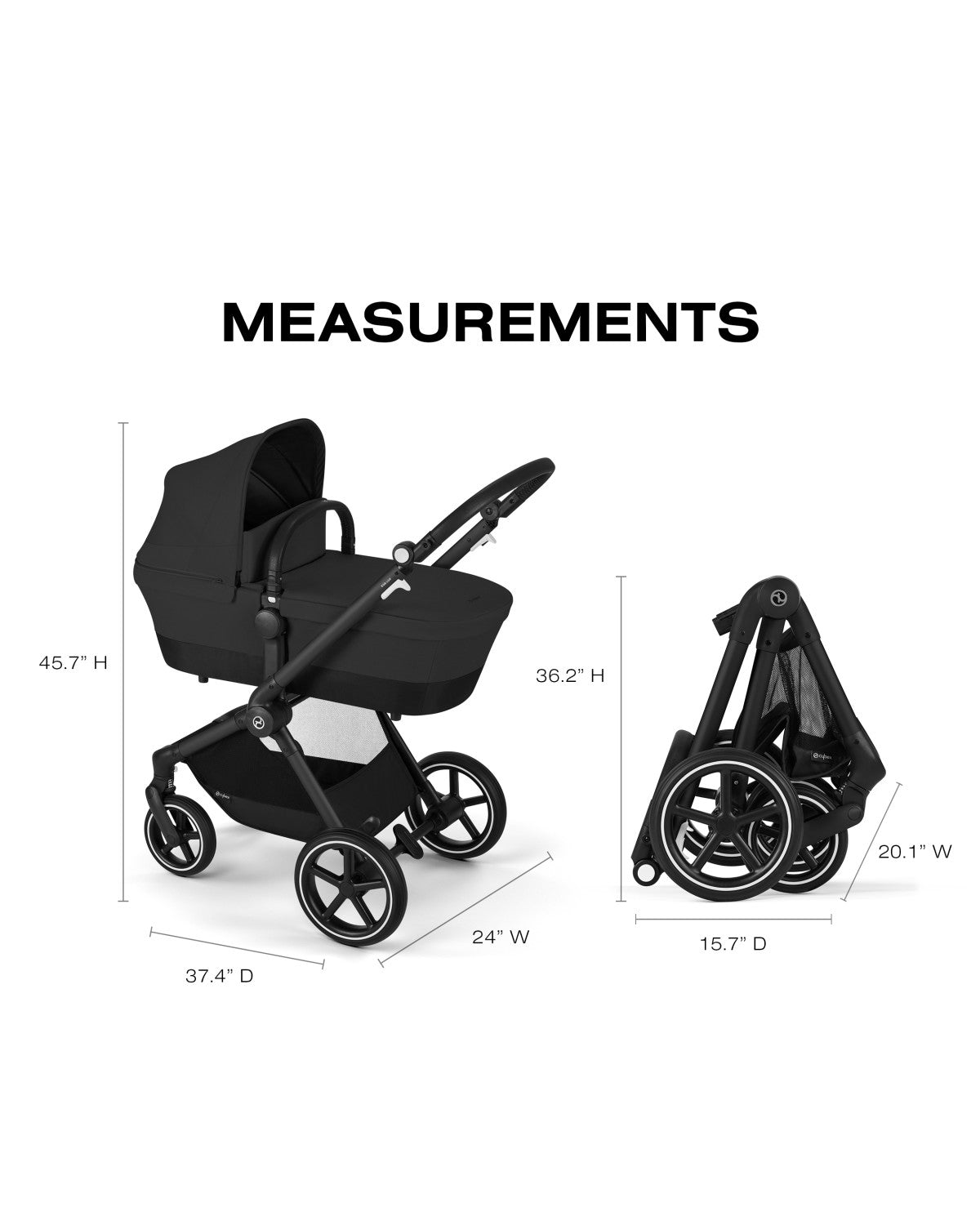 Cochecito Cybex EOS Lux 2 en 1- Bambi Baby