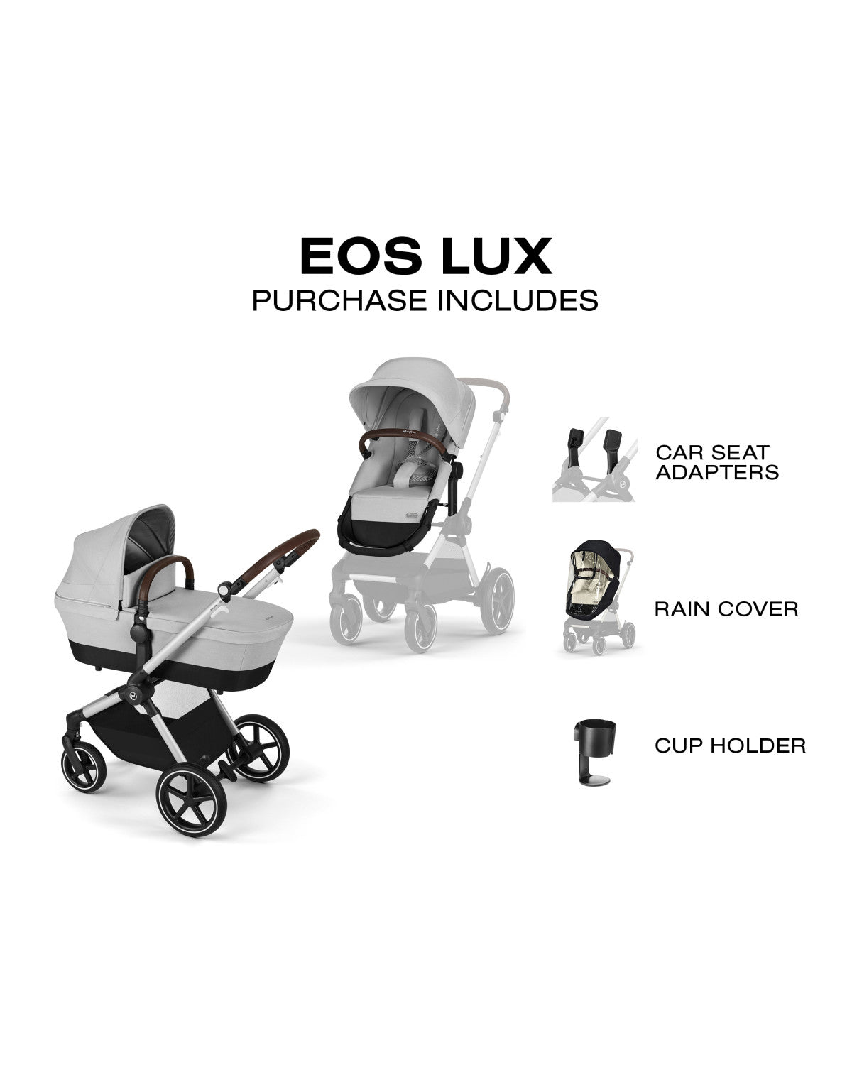 Cybex EOS Lux 2-in-1 Stroller- Bambi Baby