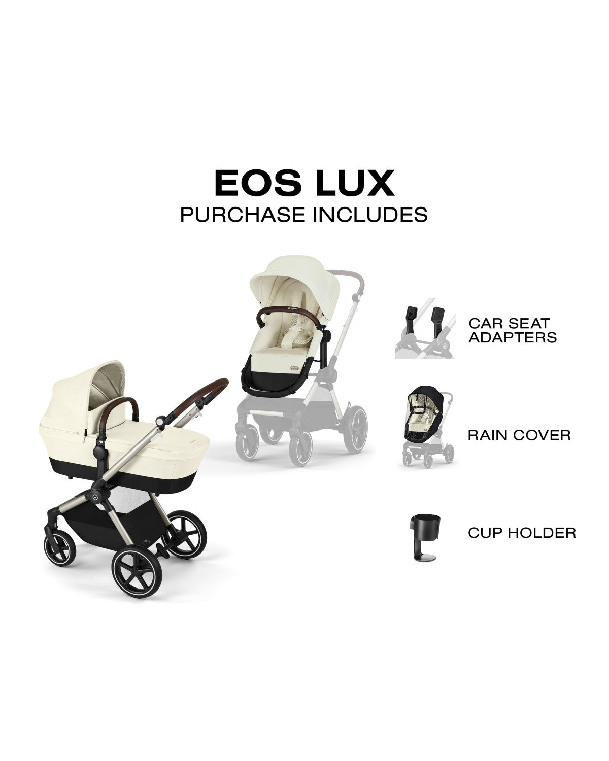 Cybex EOS Lux 2-in-1 Stroller- Bambi Baby