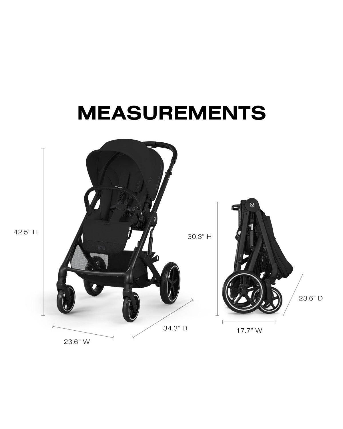 CYBEX Balios S Lux Stroller- Bambi Baby