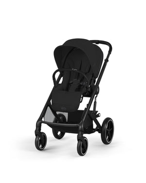 Moon Black CYBEX Balios S Lux Stroller - Front Angle | Bambi Baby