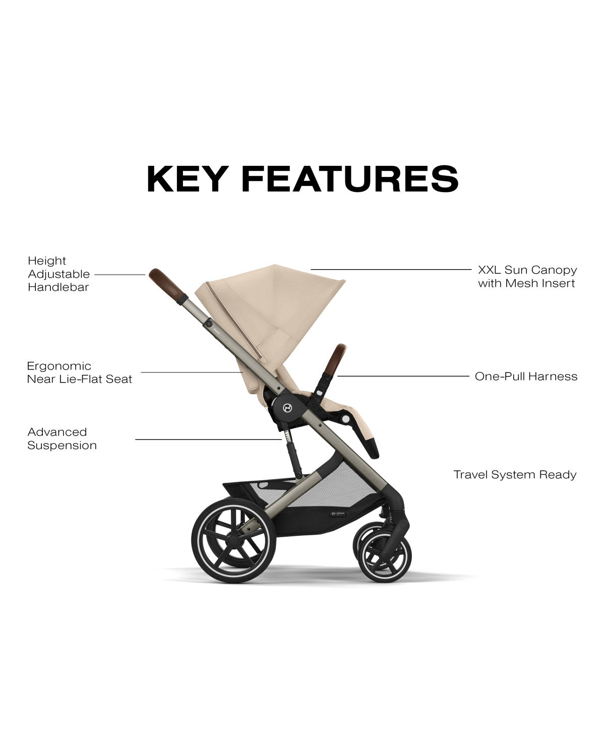 CYBEX Balios S Lux Stroller- Bambi Baby
