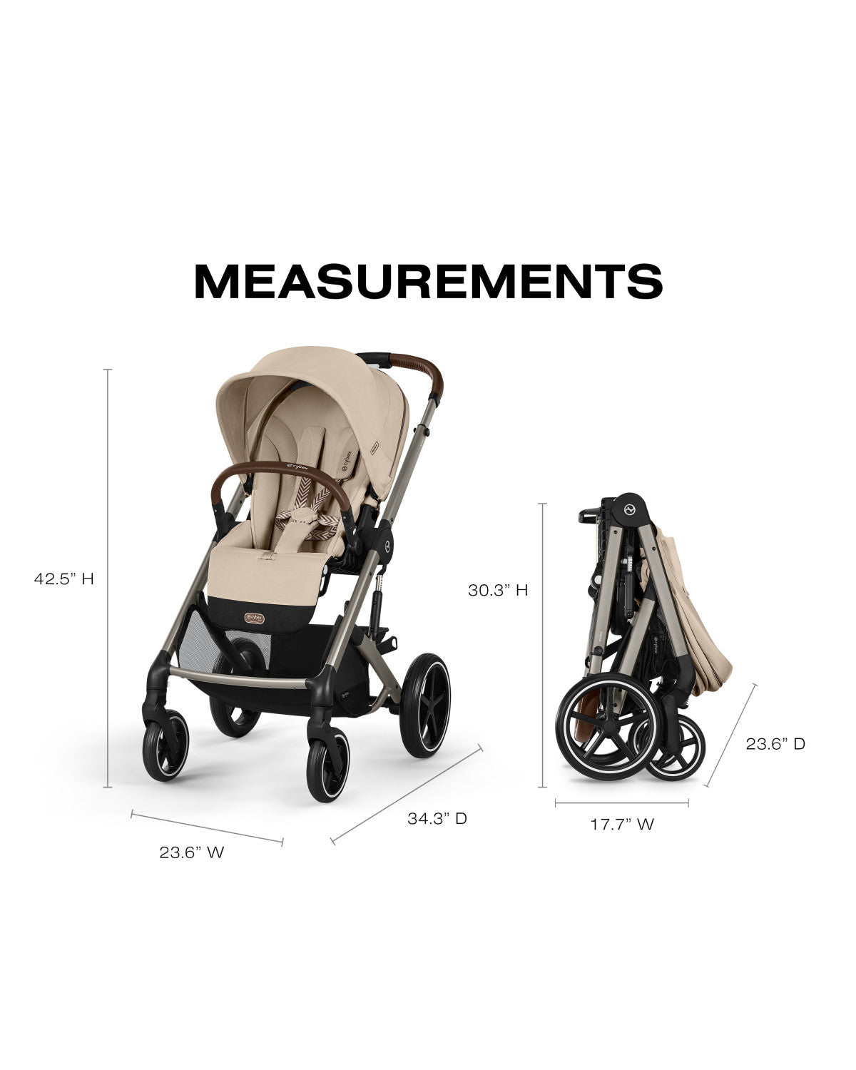 CYBEX Balios S Lux Stroller- Bambi Baby