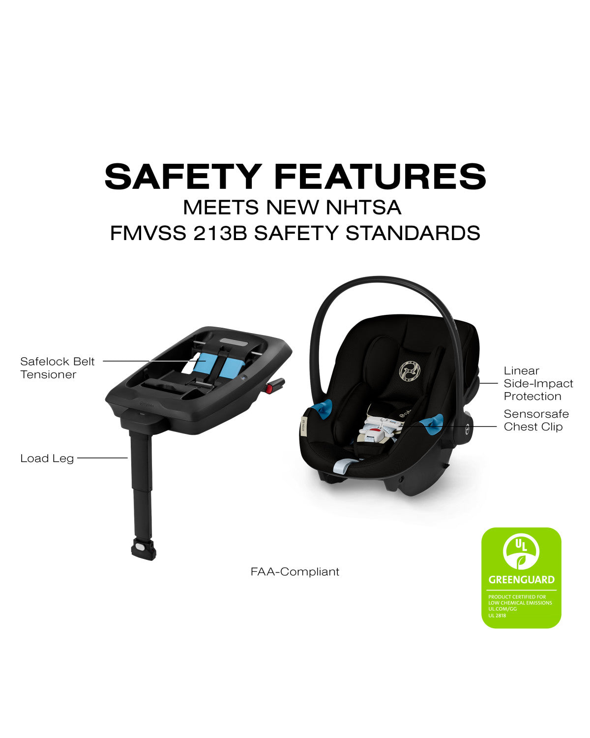 CYBEX Aton G2 Infant Car Seat with Load Leg Base- Bambi Baby