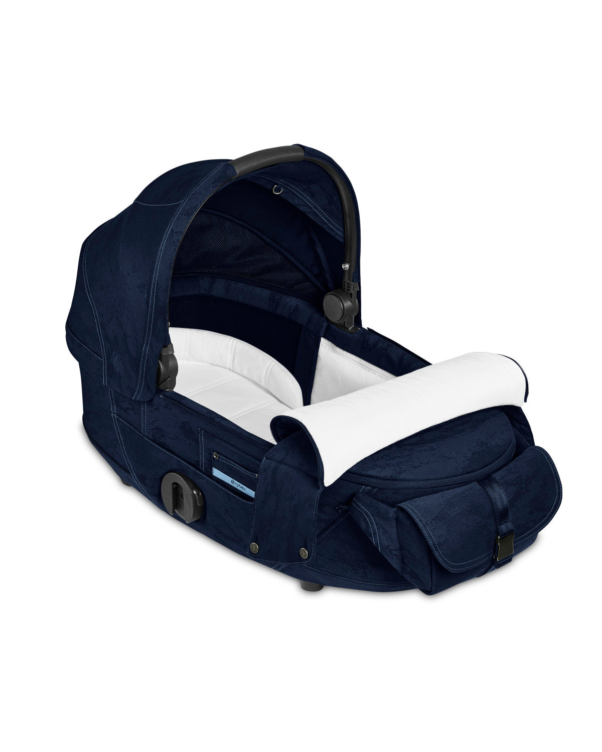 CYBEX Mios 3 Lux Carry Cot - Rebellious Luxury Denim Blue- Bambi Baby