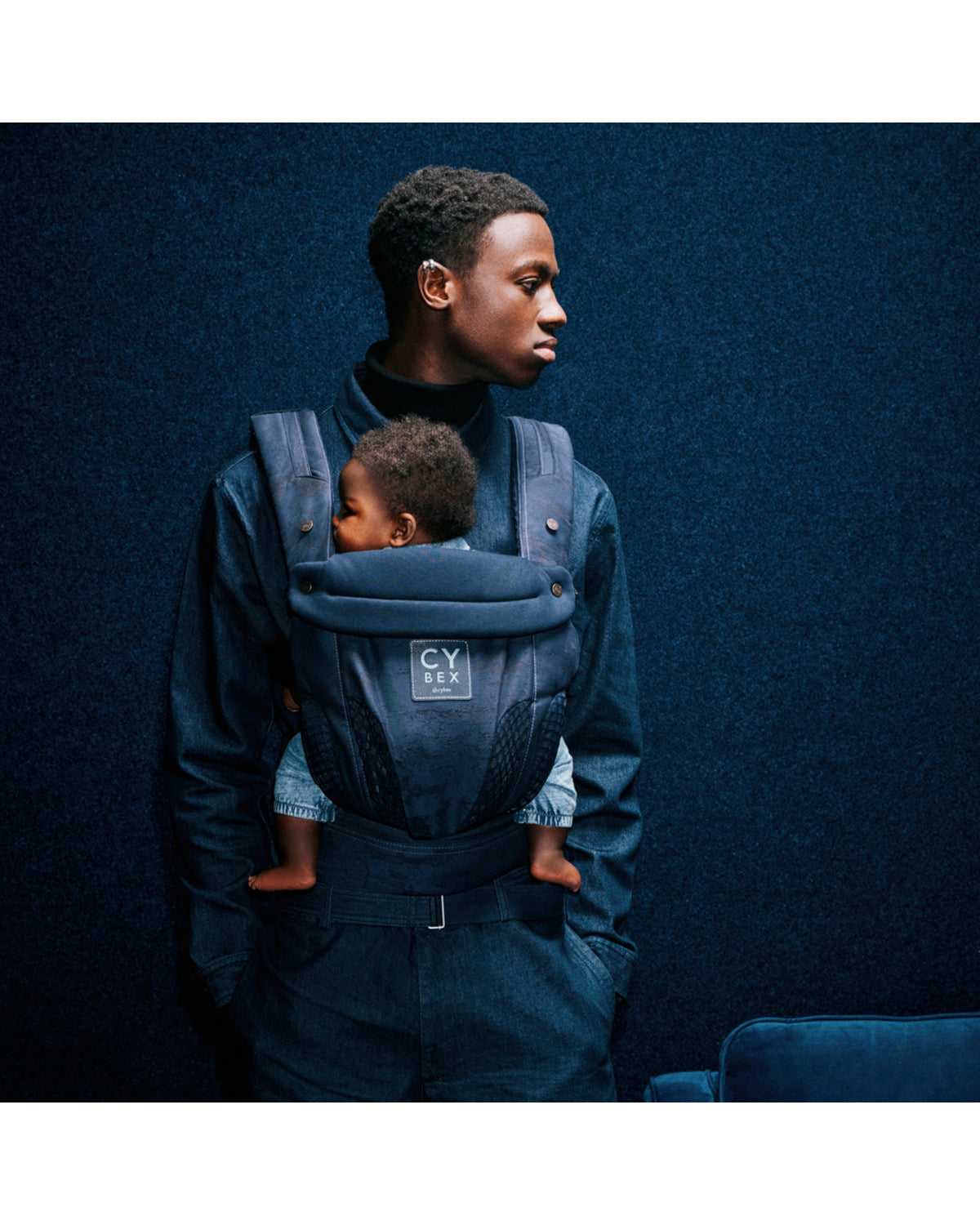 cybex denim CYBEX Coya Carrier Rebellious Luxury