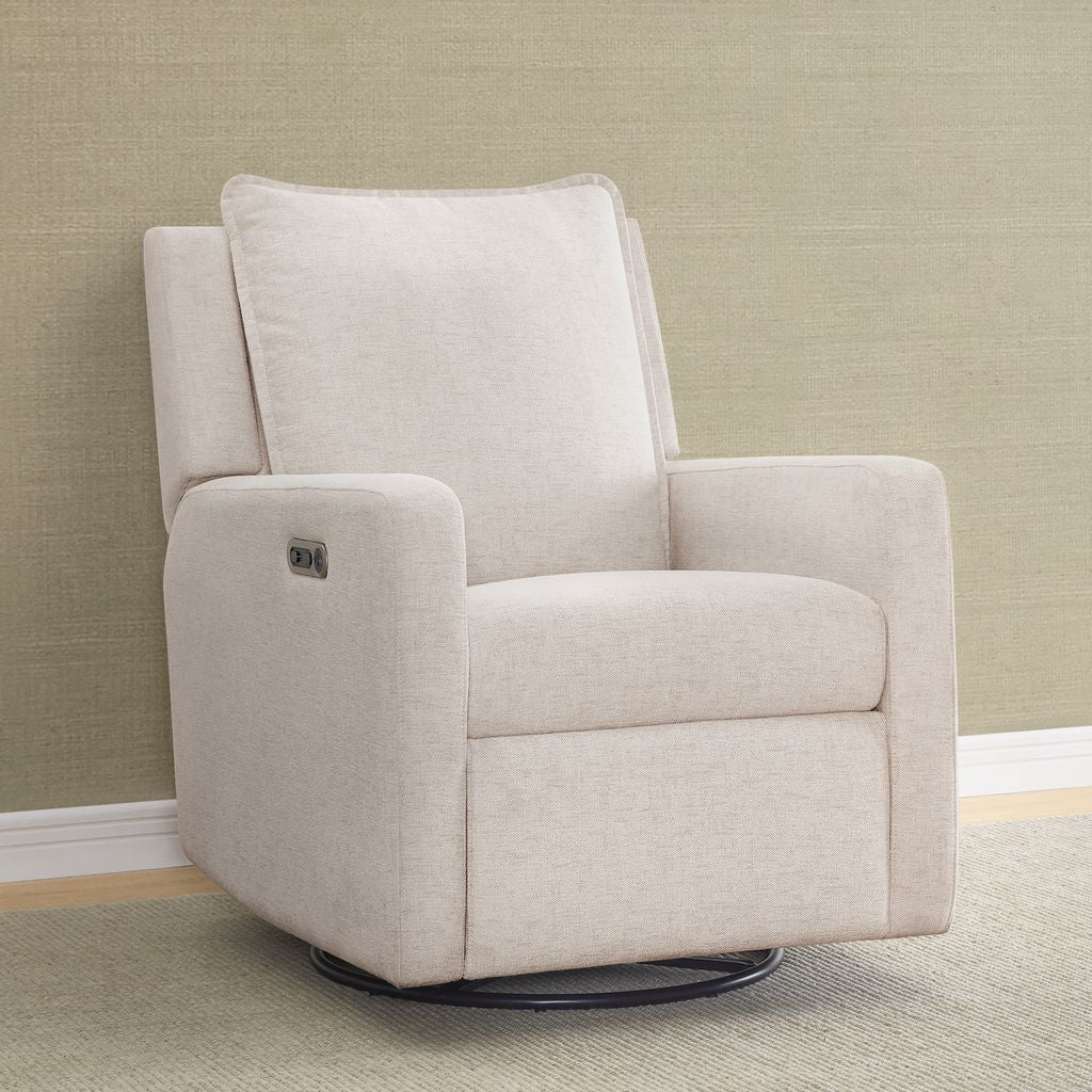 babyGap by Delta Children Harlowe Power Recliner with USB-A and Type-C Ports- Bambi Baby