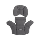 Grey Diamond-Quilted Nuna PIPA RX Newborn Insert - Full Set Top View | Bambi Baby