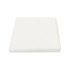 Moonbeam White GOTS Organic Cotton Nuna SENA Aire Playard Sheet - Folded View | Bambi Baby