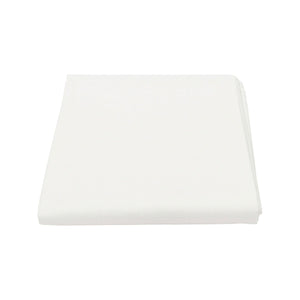 Moonbeam White GOTS Organic Cotton Nuna SENA Aire Playard Sheet - Folded View | Bambi Baby