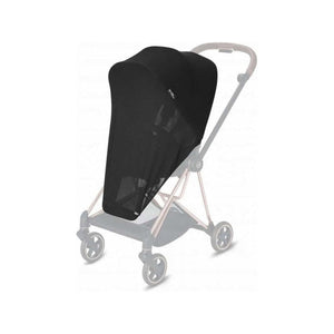 Black Mesh CYBEX Insect Net on Mios Stroller Seat - 3/4 View | Bambi Baby