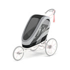 Medal Grey CYBEX Zeno Jogging Stroller Seat Pack - Side Profile on Frame | Bambi Baby