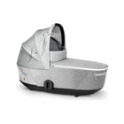 CYBEX Mios 3 Lux Carry Cot Koi Grey Melange Koi Print - Front 3/4 View | Bambi Baby