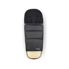 Black & Gold Fleece CYBEX Platinum Footmuff Jeremy Scott Wings - Open Interior View | Bambi Baby