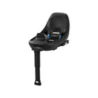 Black CYBEX Cloud G Lux Load Leg Infant Car Seat Base with blue LATCH indicators - Front View | Bambi Baby