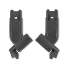 Dark Grey UPPAbaby Vista Lower Adapter Set - Side Profile View, RumbleSeat V2+ & Mesa Compatible | Bambi Baby