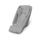 Grey Knit UPPAbaby Infant SnugSeat Newborn Stroller Insert with Head Support - Front View | Bambi Baby