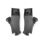 Black UPPAbaby Vista Lower Infant Car Seat Adapter Pair for Maxi Cosi Nuna CYBEX - Top View | Bambi Baby