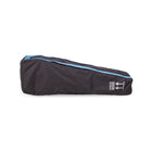 Black UPPAbaby G-Series Stroller Travel Bag with Blue Zipper Trim - Angled Side View | Bambi Baby