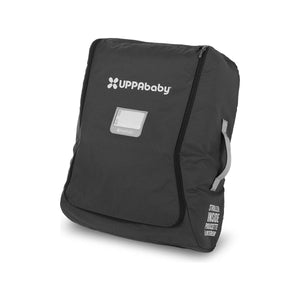 Black UPPAbaby MINU V3 Stroller Travel Bag - Front View with TravelSafe ID Window | Bambi Baby