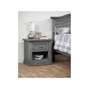 Mesita de noche Oxford Baby Glenbrook Collection en gris grafito
