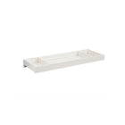 Vintage White Wood Cottage Cove Changing Topper - Overhead Angled View | Bambi Baby