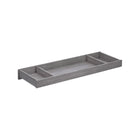 Dusk Gray Wood Changing Topper - Angled Top-Down Silo View | Bambi Baby