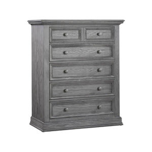 Cómoda de 5 cajones Oxford Baby Glenbrook Collection en gris grafito