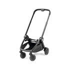 Black PEG City Loop Lightweight Travel Stroller Chassis - Three-Quarter View | Bambi Baby