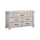 Stone Wash Wood Soho Baby Hampton 7 Drawer Dresser - Angled Right View | Bambi Baby