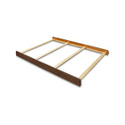 Chocolate Wood Sorelle Providence Full Size Bed Conversion Rails - Side Angle | Bambi Baby