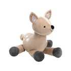 Tan Velour Willow The Deer Plush Toy - Seated Front Angle View | Bambi Baby