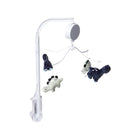 Navy & Gray Plush Dinosaur Musical Mobile - Angled Side Profile | Bambi Baby