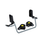 Black BOB Gear Single Jogging Stroller Britax Car Seat Adapter - Angled Side View | Bambi Baby