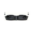 Black BOB Duallie Double Snack Tray - Bottom View with Attachment Arms | Bambi Baby