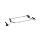 Silver Aluminum BOB Single Jogging Stroller Adapter for Chicco Car Seats - Overhead Angle | Bambi Baby