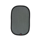 Grey Mesh Britax EZ-Cling Sun Shade - Front Flat Lay, Oval Shape with Black Border | Bambi Baby