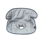 Grey Britax Waterproof Car Seat Liner - Overhead Product View with Raised Side Wings | Bambi Baby
