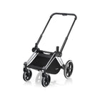 CYBEX PRIAM Chrome All-Terrain Stroller Frame with Trekking Wheels - 3/4 Angle | Bambi Baby