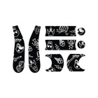 Black & White Doona Liki Cool Sketch Sticker Set - All 8 Pieces Spread Flat | Bambi Baby