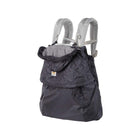 Charcoal Water-Resistant Quilted Ergobaby All-Weather Baby Carrier Cover - Side Angle | Bambi Baby
