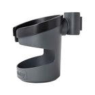 Grey Ergobaby Metro+ Stroller Cupholder with Clamp Mount - Angled View | Bambi Baby