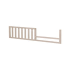 Fawn Baby Glacier Brushed Ivory Toddler Rail - Side Angle Product View | Bambi Baby