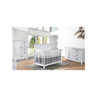 Vintage White Fawn Baby Yosemite 3 Piece Nursery Set - Wide Room View with Natural Light | Bambi Baby