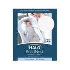 Pebble Cotton Bassinet Sheet - HALO BassiNest Fitted Sheet Package Back | Bambi Baby