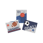 Navy & Gray Sports Nursery Wall Art 3-Piece Set - Fanned Display | Bambi Baby