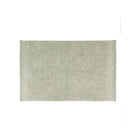 Olive Cotton Washable Nursery Rug with Fringe - Top-Down Product Shot | Bambi Baby