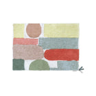 Lorena Canals Abstract Woolable Rug Color Block Pattern - Overhead Flat Lay | Bambi Baby
