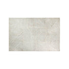 Natural Wool Almond Valley Washable Rug - Full Overhead Flat Lay | Bambi Baby