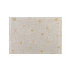 Alfombra lavable Lorena Canals Hippy Dots Natural - Miel